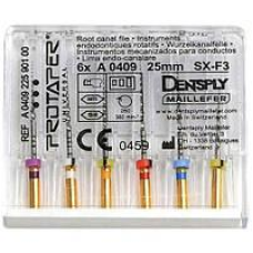 ProTaper РУЧНІ, SX, 25мм, 6 шт, дрильбори нікельтитанові