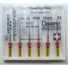 ProTaper РУЧНІ, F1, 25мм, 6 шт, дрильбори нікельтитанові
