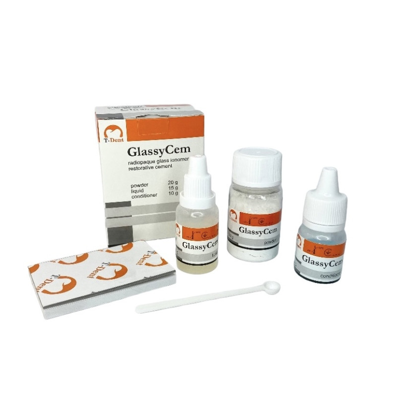 ГлассіЦем Рентгеноконтрастний склоіномерний цемемент(20 гр+15 гр+10 гр) A2 ГлассіЦем Рентгеноконтрастний склоіномерний цемемент(20 гр+15 гр+10 гр) A2