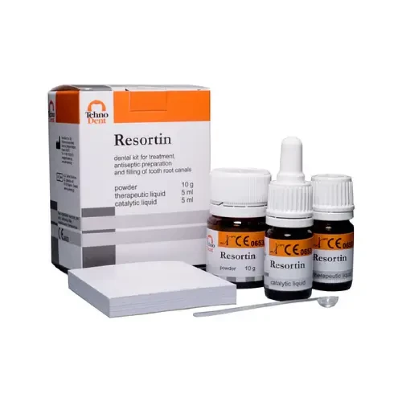 Резортін для лікування антисептичної обробки та пломбування кореневих каналів 10гр+5мл Аналог Форедент