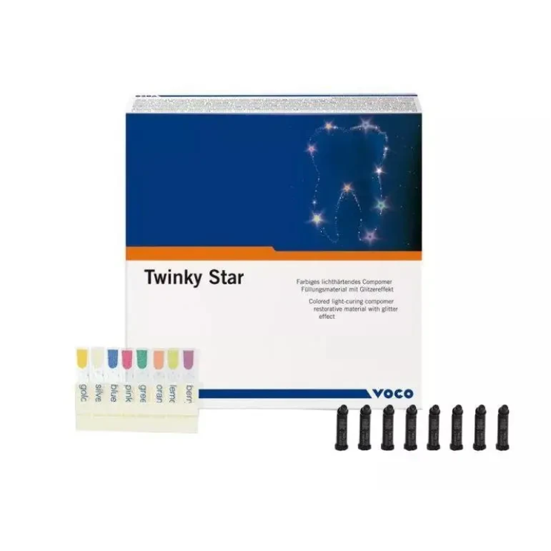 Твінкі Стар “Voco“, кап. 25х0,25гр, сріблясті Твінкі Стар “Voco“, кап. 25х0,25гр, сріблясті