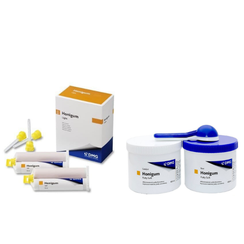 Набір А-силікон HONIGUM PRO PUTTY SOFT (БАЗА) + HONIGUM PRO AUTOMIX LIGHT (КОРЕКЦІЯ)