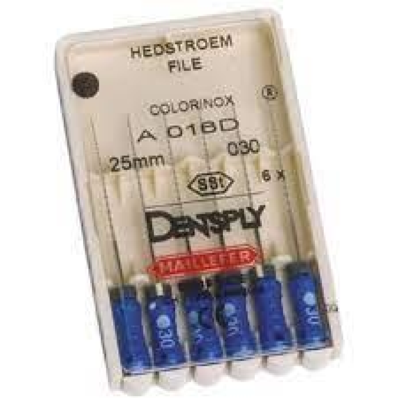 К-флексоримери Dentsply Maillefer, розмір 030, довжина 25 мм, ручні файли, 6 шт. в упаковці K-Flexoreamer Den