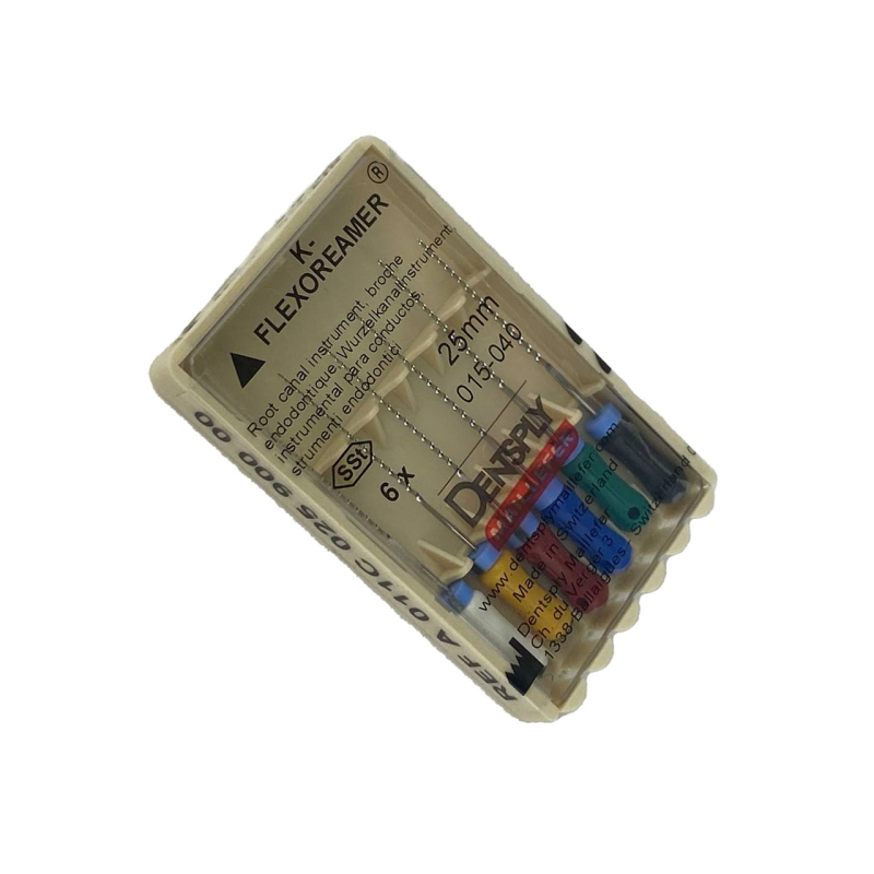 К-флексоримери Dentsply Maillefer, розмір 040, довжина 25 мм, ручні файли, 6 шт. в упаковці K-Flexoreamer Den